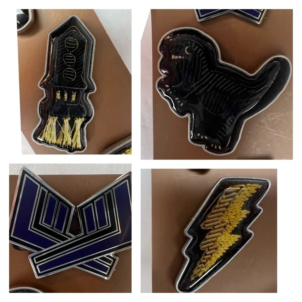 Coach Collectible Rexy, Rocket, Wings, and Lightening Bolt Pins
